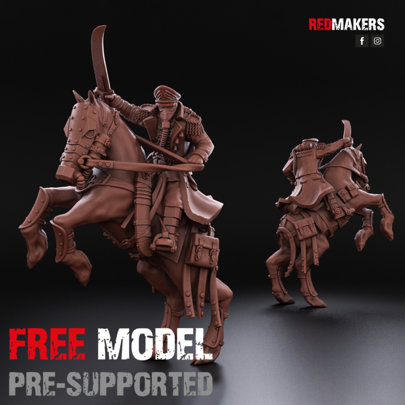Death Squad – Mounted Commissar of the Imperial Force - RedMakers