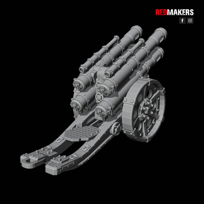 Quattro Cannon - Artillery of the Imperial Force - RedMakers