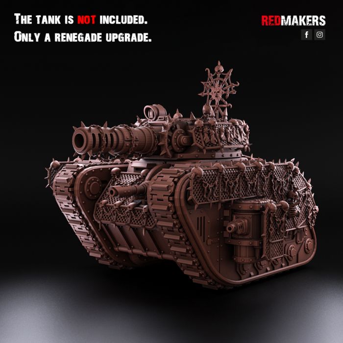 Renegade Set for the Legendary Battle Tank - Heretics - RedMakers