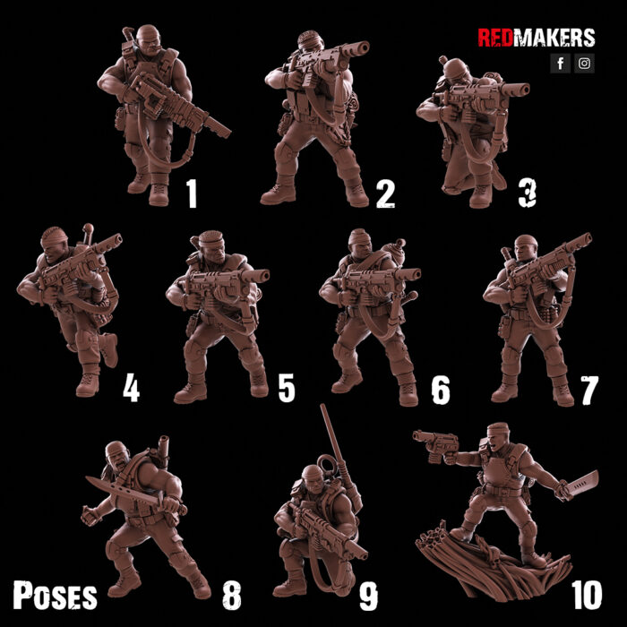 Jungle Fighters – Squad of the Imperial Force - RedMakers
