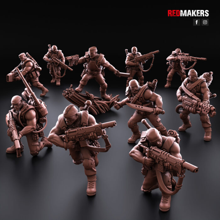 Jungle Fighters – Squad of the Imperial Force - RedMakers