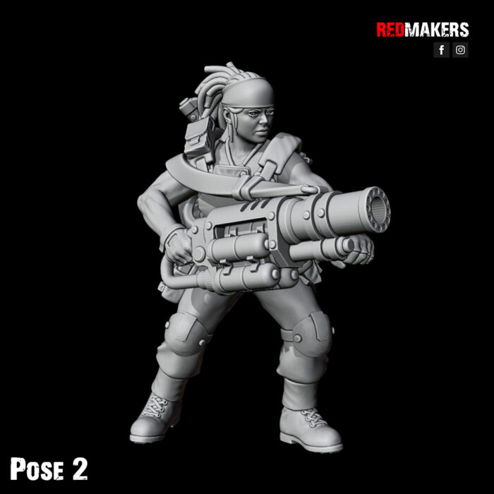 Female Jungle Fighters – Special Weapons - Imperial Force - RedMakers